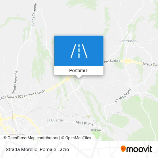 Mappa Strada Morello