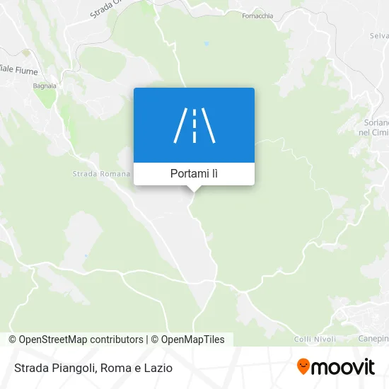 Mappa Strada Piangoli