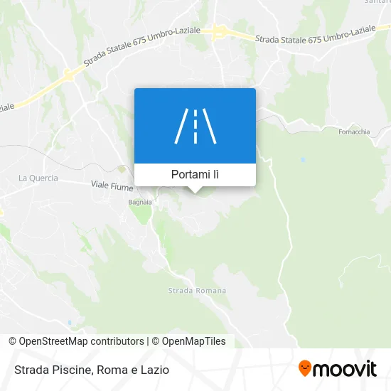 Mappa Strada Piscine