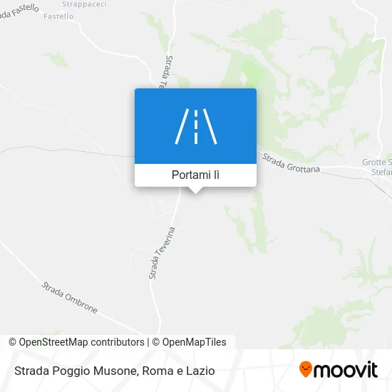 Mappa Strada Poggio Musone