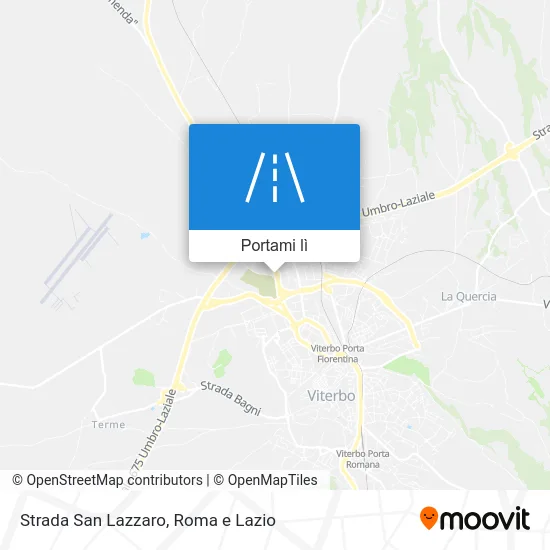 Mappa Strada San Lazzaro