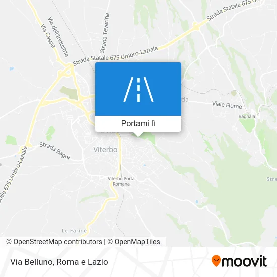 Mappa Via Belluno