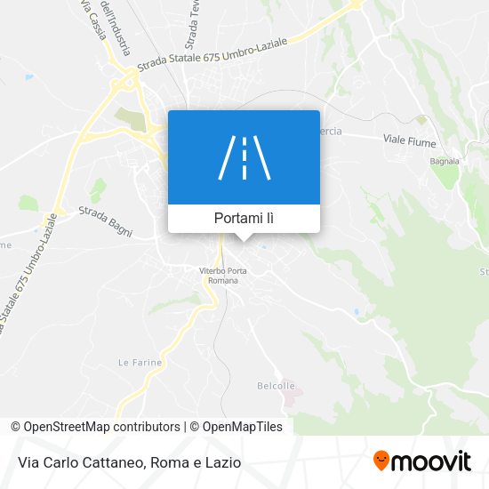 Mappa Via Carlo Cattaneo