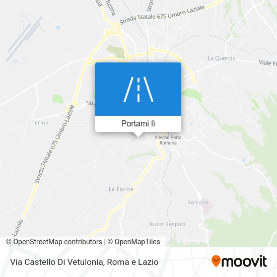Mappa Via Castello Di Vetulonia