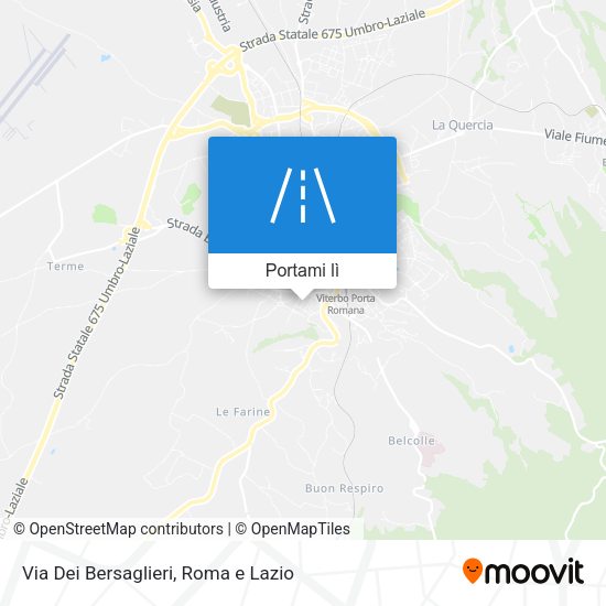 Mappa Via Dei Bersaglieri