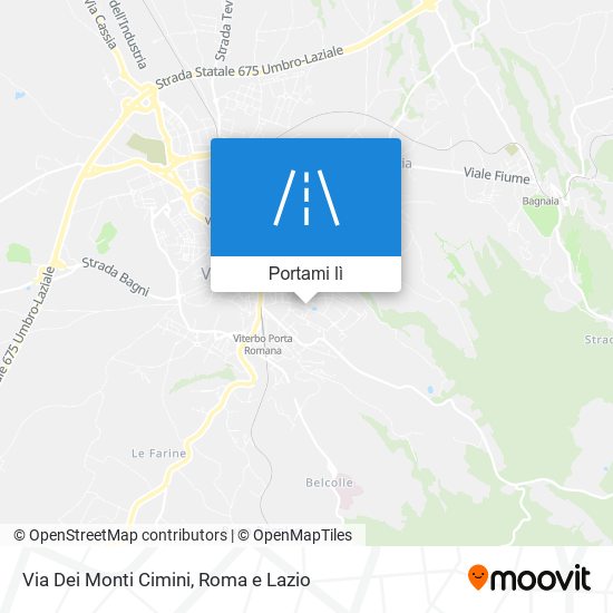Mappa Via Dei Monti Cimini