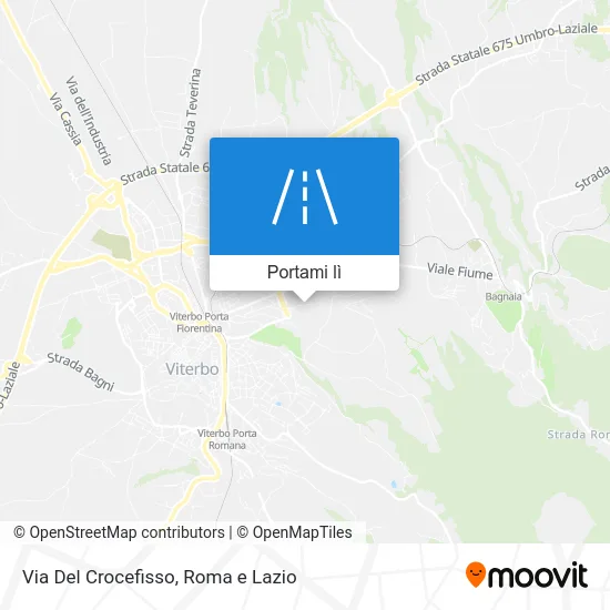 Mappa Via Del Crocefisso