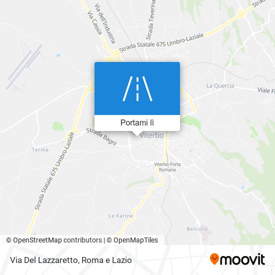 Mappa Via Del Lazzaretto