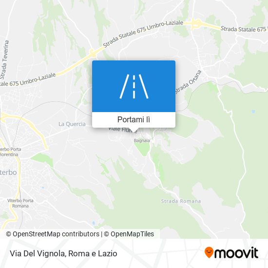 Mappa Via Del Vignola