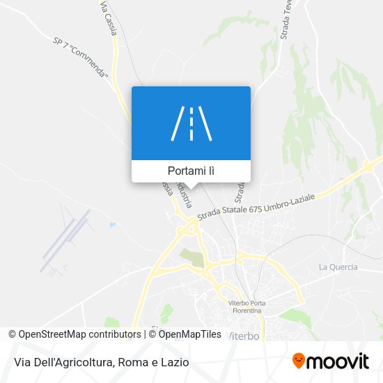 Mappa Via Dell'Agricoltura