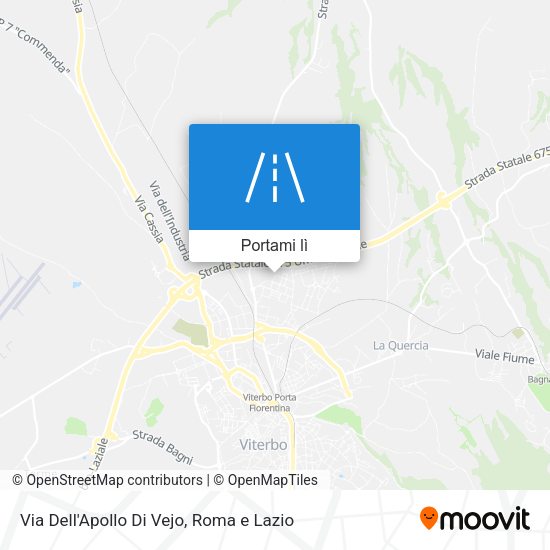 Mappa Via Dell'Apollo Di Vejo
