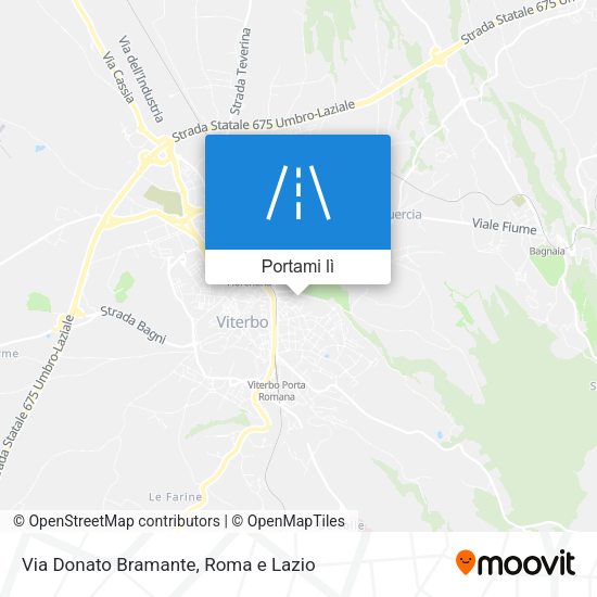 Mappa Via Donato Bramante