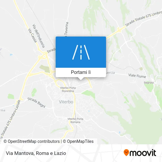 Mappa Via Mantova