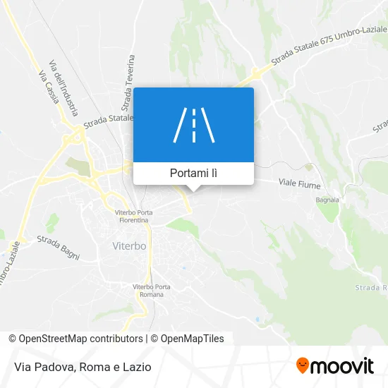 Mappa Via Padova
