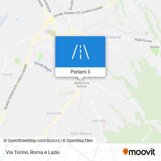 Mappa Via Torino