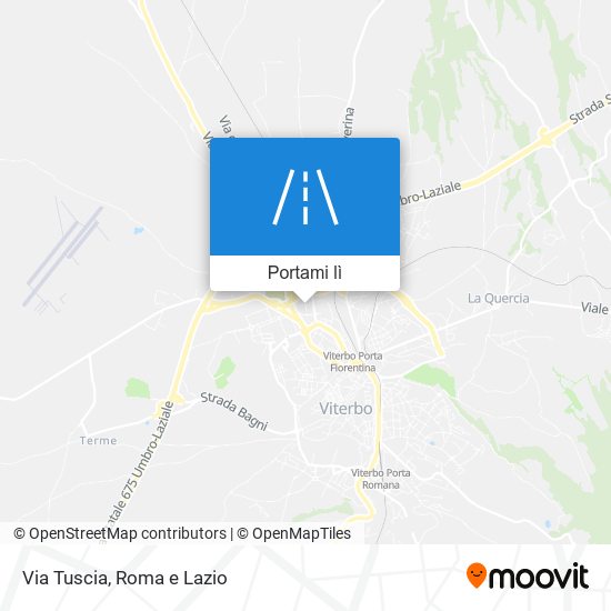 Mappa Via Tuscia