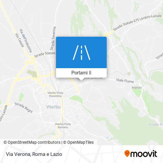 Mappa Via Verona