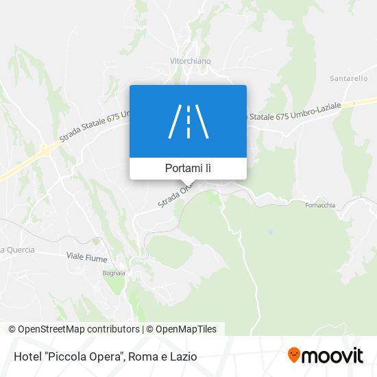 Mappa Hotel "Piccola Opera"