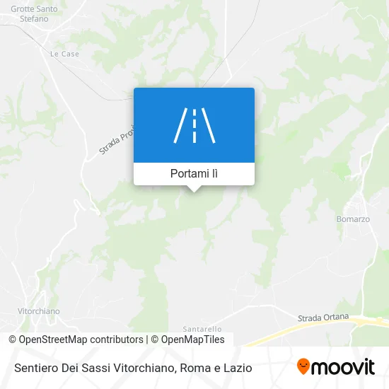 Mappa Sentiero Dei Sassi Vitorchiano