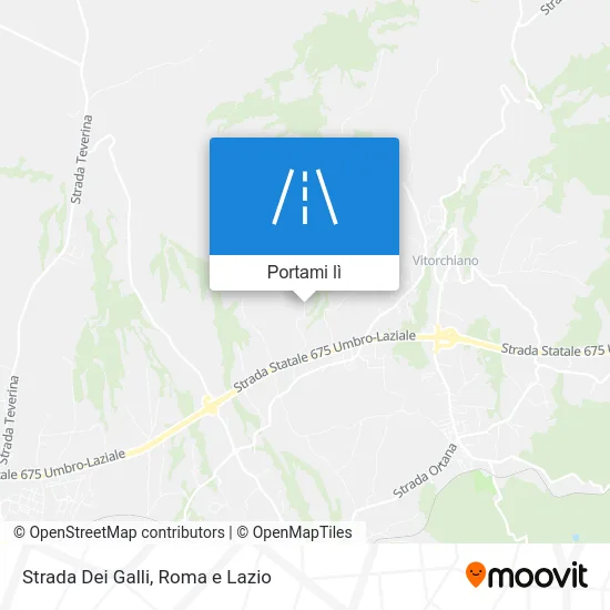 Mappa Strada Dei Galli