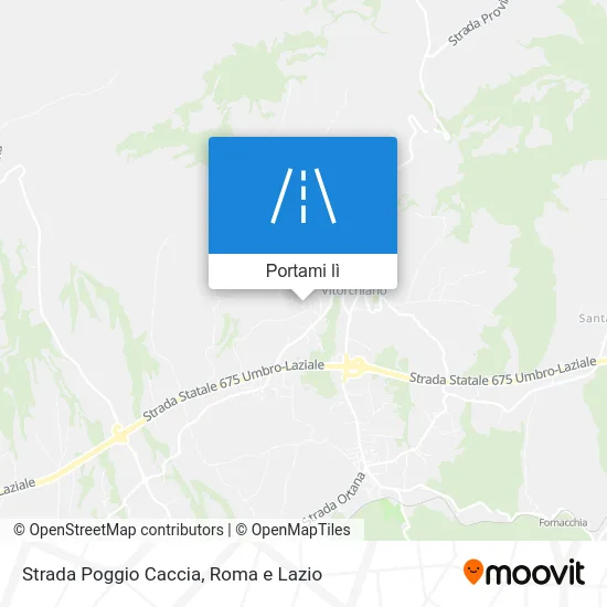 Mappa Strada Poggio Caccia