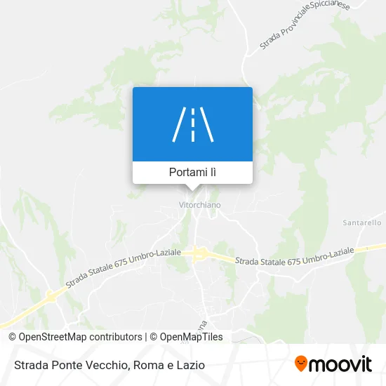 Mappa Strada Ponte Vecchio