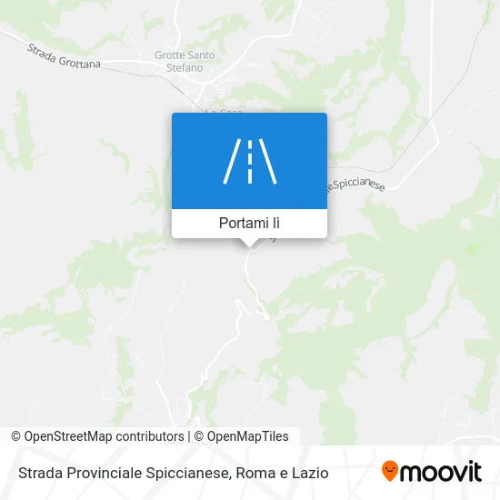 Mappa Strada Provinciale Spiccianese