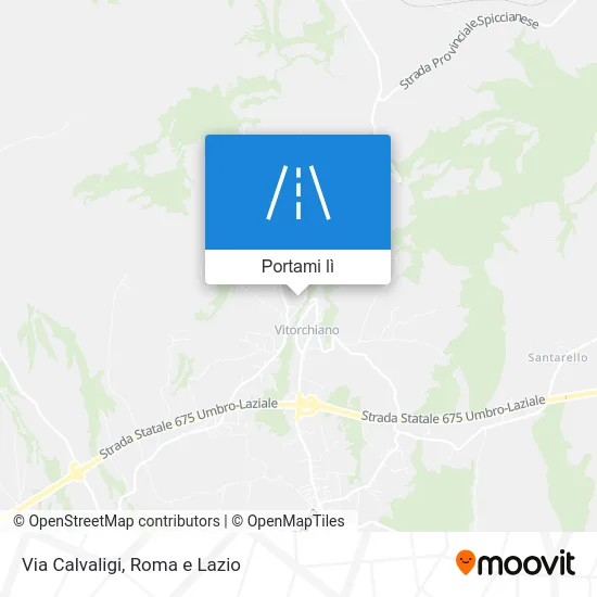 Mappa Via Calvaligi