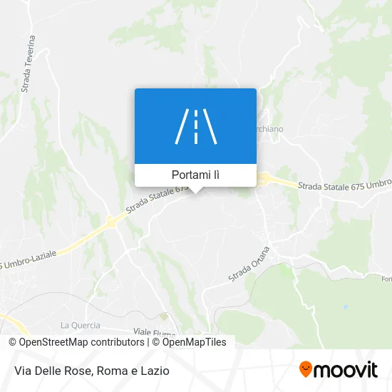 Mappa Via Delle Rose