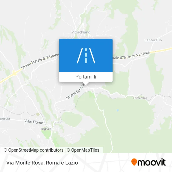 Mappa Via Monte Rosa
