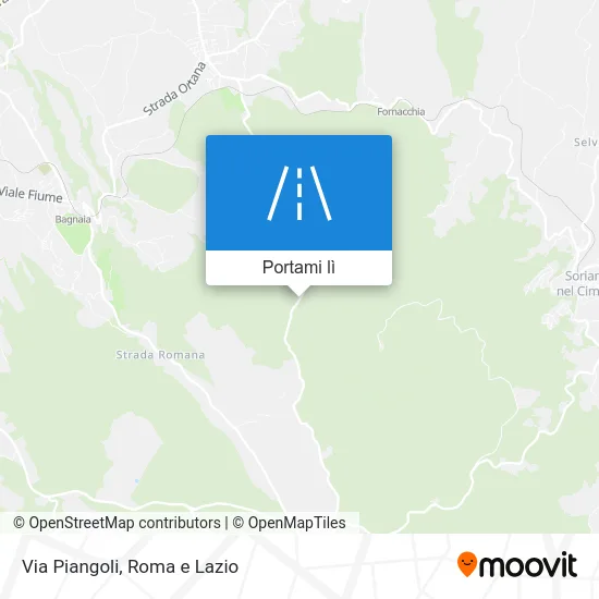 Mappa Via Piangoli
