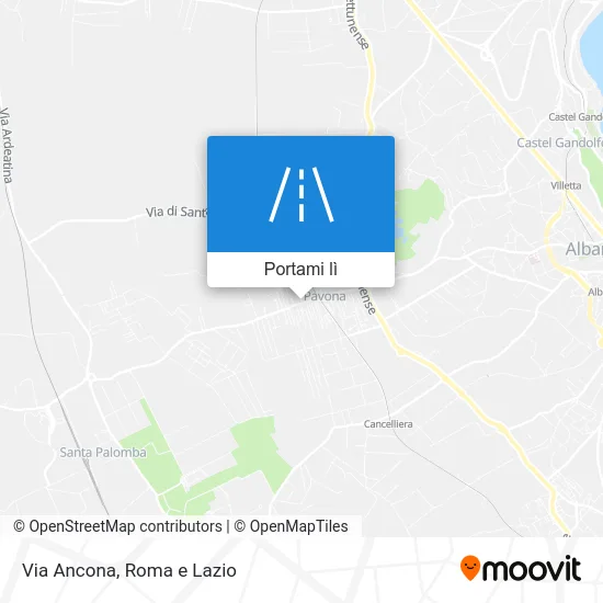 Mappa Via Ancona