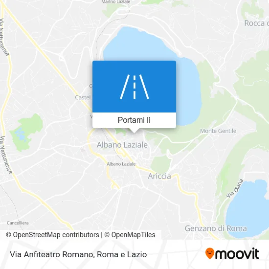 Mappa Via Anfiteatro Romano