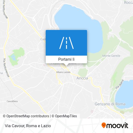 Mappa Via Cavour