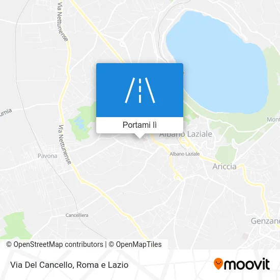 Mappa Via Del Cancello