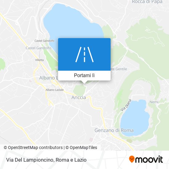 Mappa Via Del Lampioncino