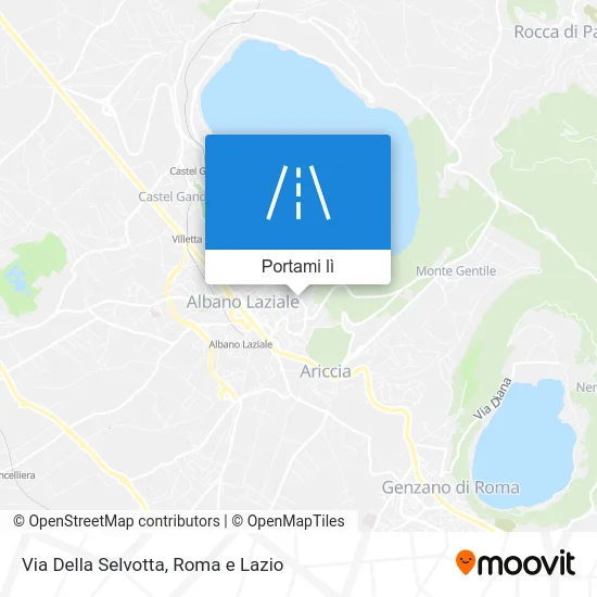 Mappa Via Della Selvotta