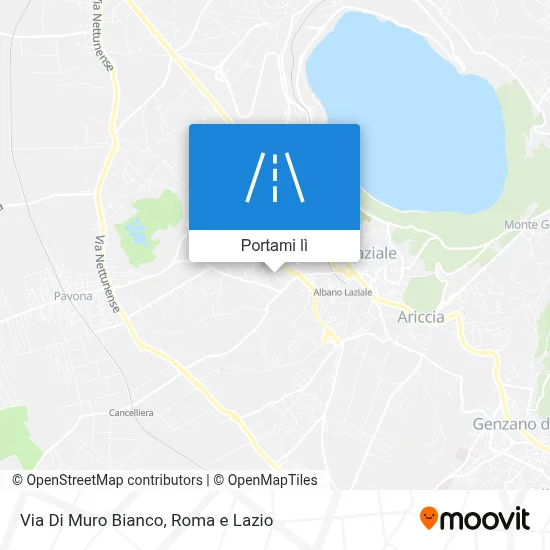 Mappa Via Di Muro Bianco