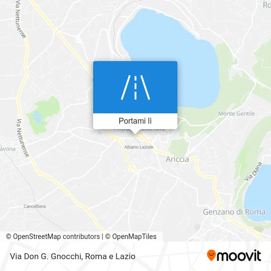 Mappa Via Don G. Gnocchi