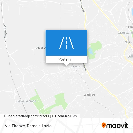 Mappa Via Firenze