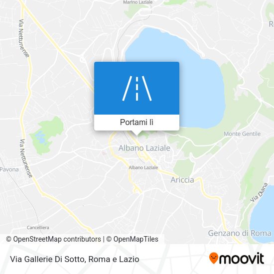Mappa Via Gallerie Di Sotto