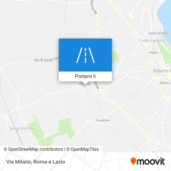 Mappa Via Milano