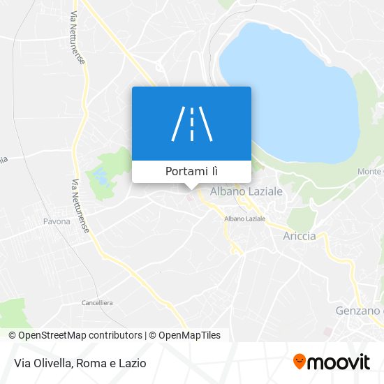 Mappa Via Olivella