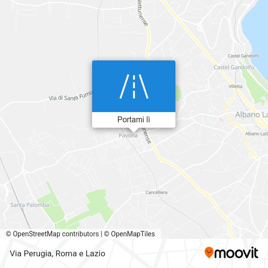 Mappa Via Perugia