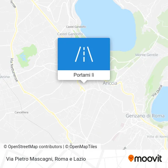 Mappa Via Pietro Mascagni