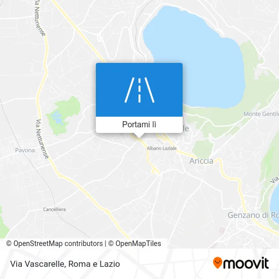 Mappa Via Vascarelle