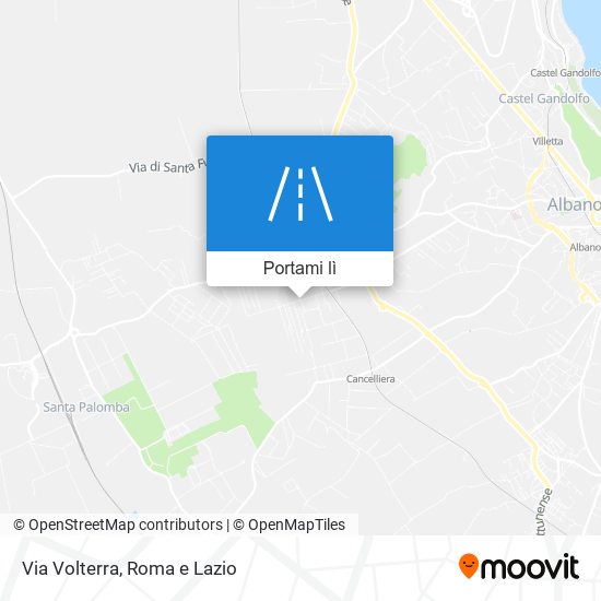 Mappa Via Volterra