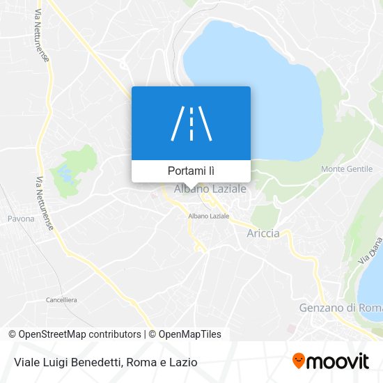 Mappa Viale Luigi Benedetti