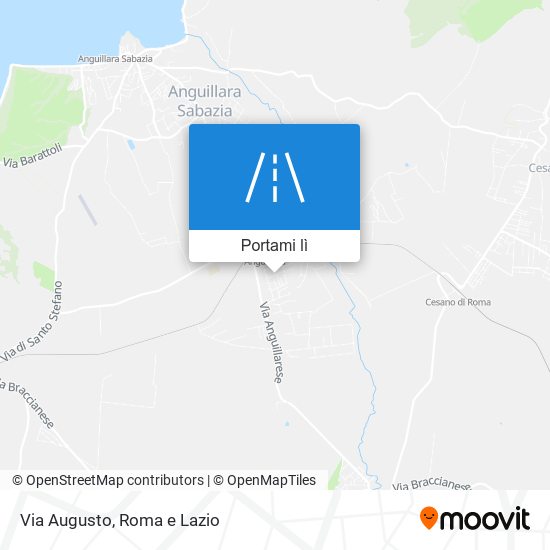 Mappa Via Augusto