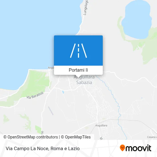 Mappa Via Campo La Noce